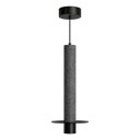 Ver imagem 1 de Pendente Lustre Janssen Preto Aço Cabo 4m Led Mr16 3000k 1100lm Cilindro Pix Zs33 St3308