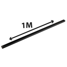 Trilho Eletrificado 1m + 4 Spot Led 20w 3000k Bivolt Preto - 3