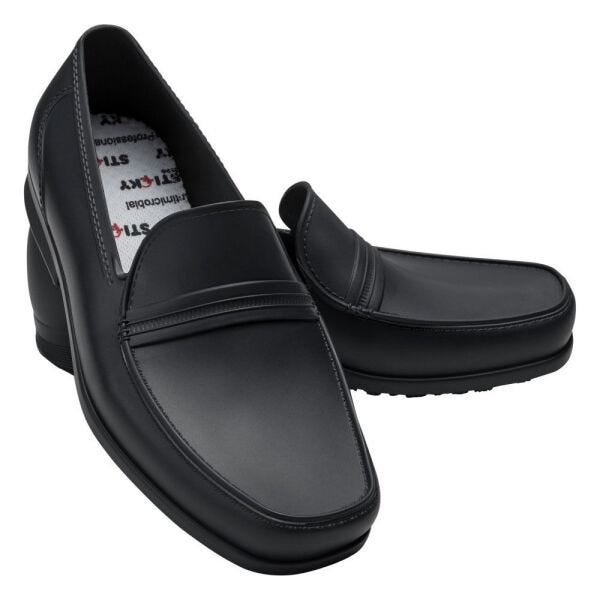 Calçado Social Preto Sticky Shoe Masculino Antiderrapante Canada EPI CA  42035 - 45 | MadeiraMadeira