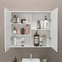 Ver imagem 6 de Gabinete para Banheiro com Cuba e Espelheira 80cm Córdoba Yescasa Branco/Carvalho