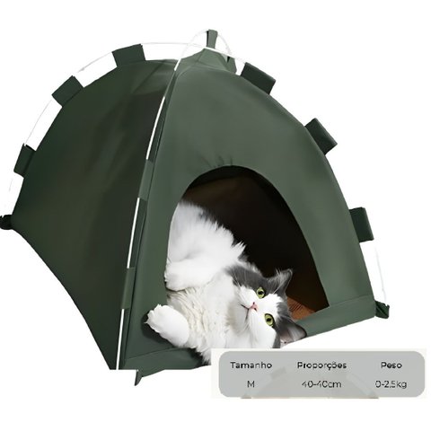 Tenda Cama Gato Casinha Dobravel Arranhador Ninho Rasqueavel Pet Animais Felino Bichinho Estimaçao P