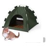 Tenda Cama Gato Casinha Dobravel Arranhador Ninho Rasqueavel Pet Animais Felino Bichinho Estimaçao P - 6