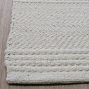 Ver imagem 7 de Tapete Artesanal Passadeira Kilim Maya Marfim 60 x 180
