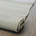 Ver mais imagens de Tapete Artesanal Passadeira Kilim Maya Marfim 60 x 180