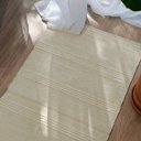 Ver imagem 3 de Tapete Artesanal Passadeira Kilim Maya Marfim 60 x 180