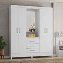 Ver imagem 2 de Guarda Roupa Infantil Capelinha Pérsia Branco Flex – Demóbile