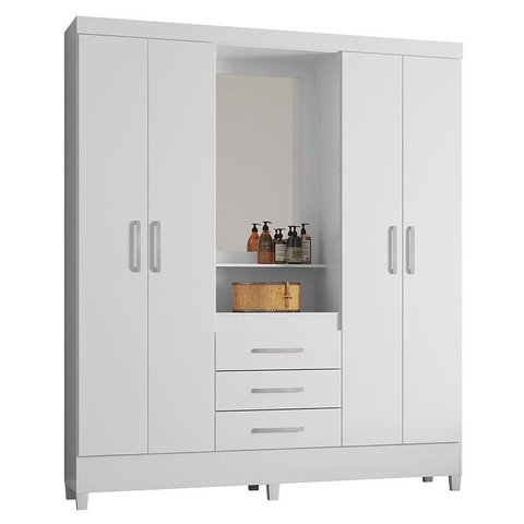 Guarda Roupa Infantil Capelinha Pérsia Branco Flex – Demóbile