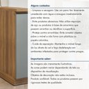 Ver mais imagens de Balcão 1 Porta com Rodapé 20cm 100% MDF Rainha Verde/Nature