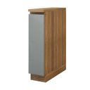 Ver imagem 3 de Balcão 1 Porta com Rodapé 20cm 100% MDF Rainha Verde/Nature