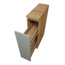 Ver mais imagens de Balcão 1 Porta com Rodapé 20cm 100% MDF Rainha Verde/Nature