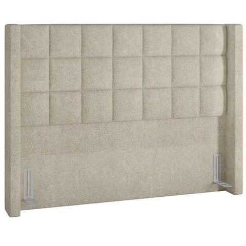 Cabeceira Cama Box Casal 160cm P05 Paris Bouclê Creme