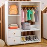 Guarda-roupa Infantil Montessoriano 2 Gavetas Branco - Olivar Móveis - 1