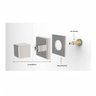 Prolongador Canopla Acabamento Docol City 10mm Blukit 102128 - 3