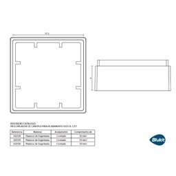 Prolongador Canopla Acabamento Docol City 10mm Blukit 102128 - 2