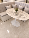 Ver imagem 2 de Mesa Oval Saarinen 140x90cm Mármore Espirito Santo