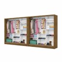 Ver imagem 2 de Closet Casal Duplo Fortaleza 6 Portas com Espelho 12 Prateleiras