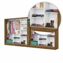 Ver imagem 7 de Closet Casal Duplo Fortaleza 6 Portas com Espelho 12 Prateleiras