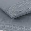 Ver imagem 2 de Jogo Cama King Cherry Bordado Inglês 4pç 100% Poliéster - Cinza