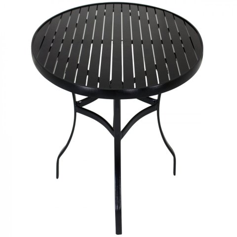 Mesa com Tampo Ripado de 120 Cm em Alumínio Trama Original