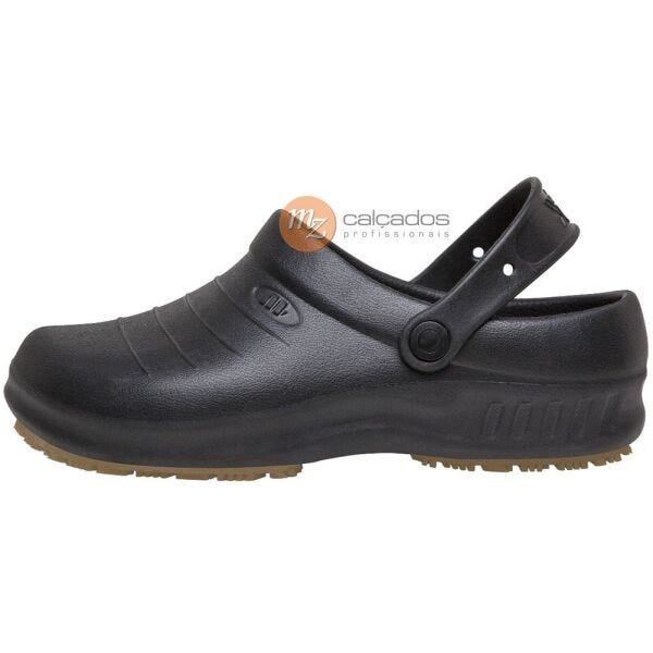 Sapato Preto Antiderrapante Flex Clean Marluvas 102FClean CA 39835 - 43 |  MadeiraMadeira