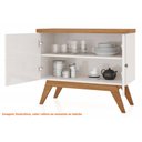 Ver imagem 3 de Balcao Claus 2 Portas Cor Off White com Freijo 90 Cm (larg) - 47488
