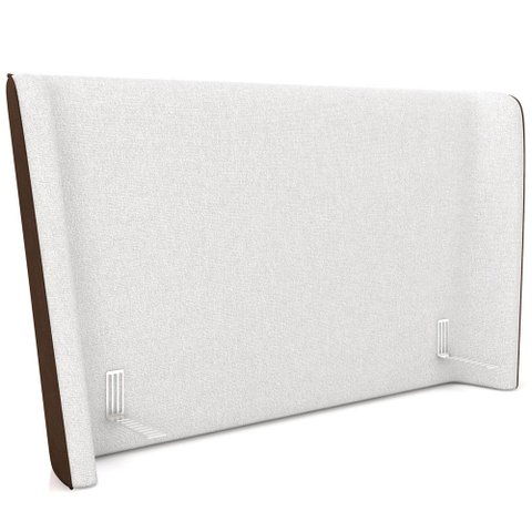 Cabeceira Cama Box King 195cm Nilo P05 Corino Marrom Bouclê Cru - Lyam Decor