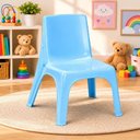 Ver imagem 1 de Cadeira Poltrona Encosto Escolar Didatica Empilhavel Azul Yeet Poltrona Infantil Injeplastec