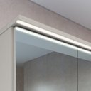 Ver imagem 4 de Conjunto para Banheiro Modulado com 5 Peças Iluminação LED e Cuba 156cm Yescasa Bege/Arenas