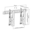 Ver imagem 3 de Suporte para Videowall de Parede Tv 37 a 70 C/ Sistema Pop-out Lvw02-46t Elg