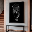 Ver imagem 2 de Quadro Decorativo Onça no Preto