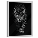Ver imagem 1 de Quadro Decorativo Onça no Preto