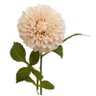 Flor Permanente Haste Dalia Salmao 73cm Toque Real - 2