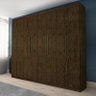Guarda-Roupa Casal 8 Portas Premium Benetil Móveis Avelã Ipê - 2