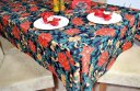 Ver imagem 1 de Toalha de Mesa Oxford Natal - Flores Natalinas Arte & Tear Retangular - 2,50 X 1,40 M