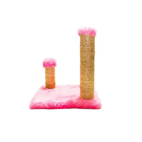 Arranhador para Gatos Sustentável com Postes Luppet Rosa