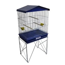 Viveiro Grande para Calopsita Periquito Canário Agapornis Gaiola Luxo Cor Azul - 3