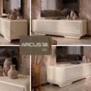 Ver imagem 2 de Rack Arcus para TV até 75 Polegadas Organico Cantos Arredondado com LED 180 cm - Off White