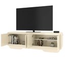 Ver imagem 6 de Rack Arcus para TV até 75 Polegadas Organico Cantos Arredondado com LED 180 cm - Off White
