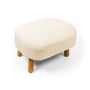 Ver imagem 1 de Puff Sala Decorativo Jhessy Madeira Bouclê D03 - D'rossi
