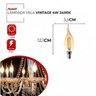 Lâmpada Led Vela Chama C35 Vintage 4W 2400K Pix Bivolt - 5