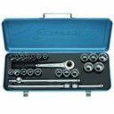 Ver imagem 1 de JOGO DE SOQUETES SEXTAVADO 1/2" 10 A 32MM 24 PEÇAS - GEDORE