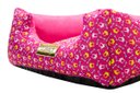 Ver imagem 4 de Cama Quadrada para Cachorro ou Gato Luppet Luxo Rosa Ossinho - Gg
