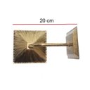 Ver imagem 2 de Arandela Colonial Quadrado L2b Ouro Velho