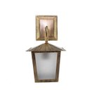 Ver imagem 1 de Arandela Colonial Quadrado L2b Ouro Velho