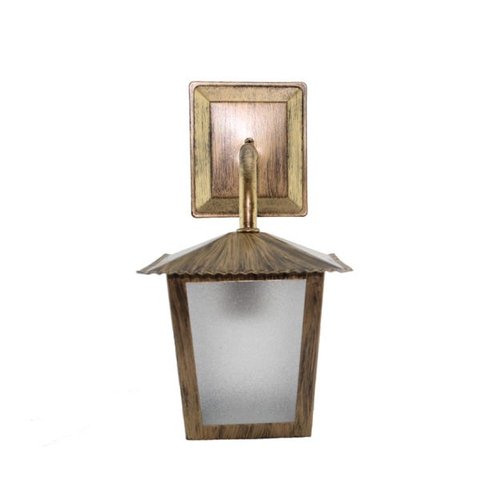 Arandela Colonial Quadrado L2b Ouro Velho