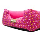 Ver imagem 4 de Cama Quadrada para Cachorro ou Gato Luppet Luxo Rosa Ossinho - G