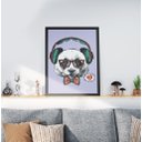 Ver imagem 1 de Quadro Decorativo Moldura Preta 30x40cm Pandinha