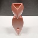 Ver imagem 7 de Vaso Decorativo Enfeite Planta Geométrico Cerâmica 31x8x8cm Marrom