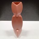 Ver mais imagens de Vaso Decorativo Enfeite Planta Geométrico Cerâmica 31x8x8cm Marrom