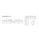 Ver imagem 3 de Sofá de Canto 6 Lugares Veludo Elefante Alphaville Hellen Estofados